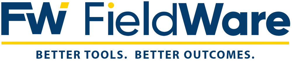 FW FieldWare logo with tagline 