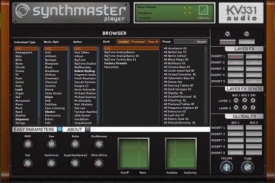 KV331 Audio SynthMaster
