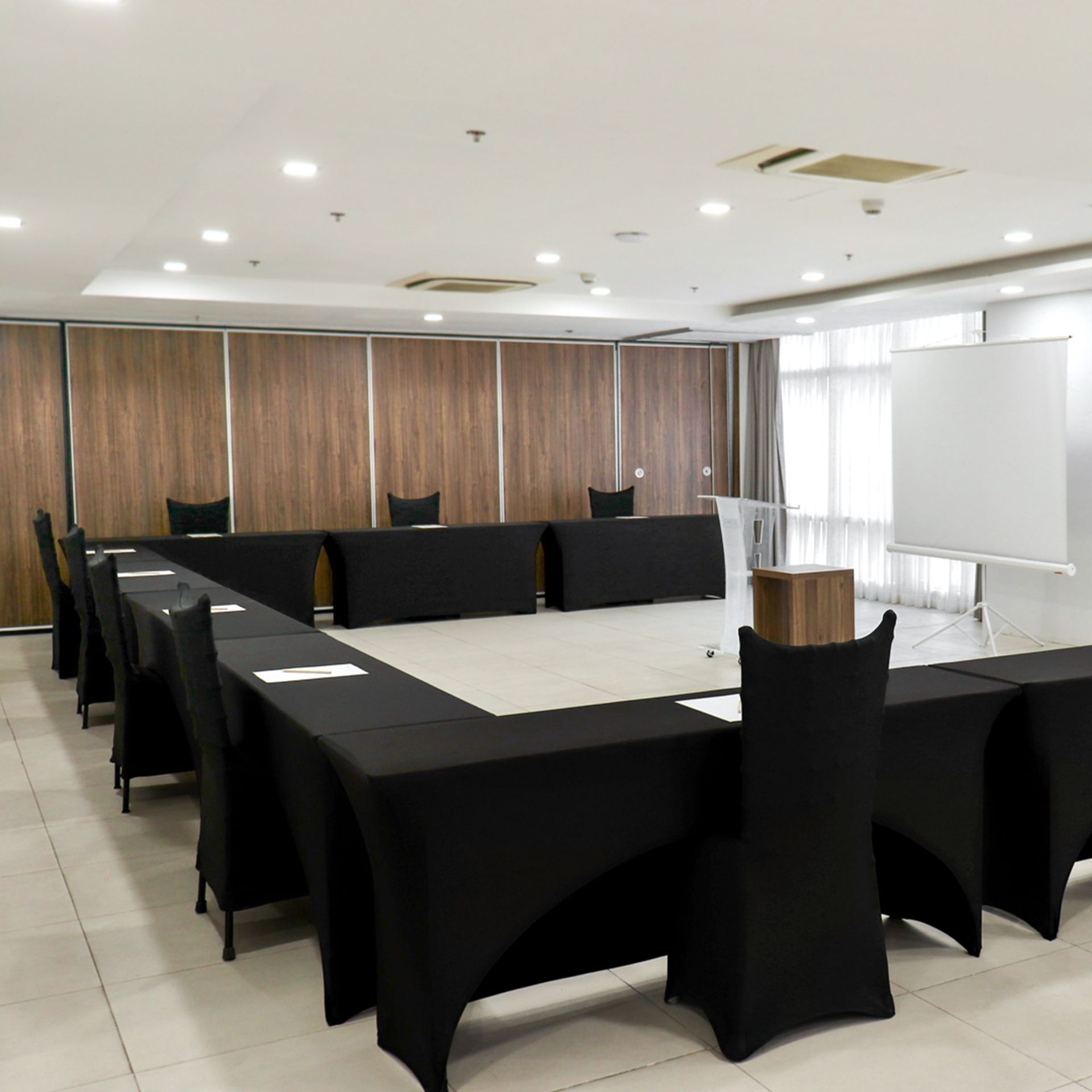 Conference setup in a meeting room at a Makati Hotel