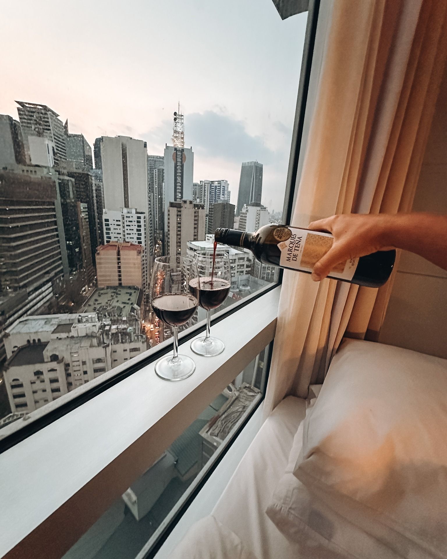 The Sphere near Ayala Avenue, the Philippine Stock Exchange, and countless corporate headquarters
