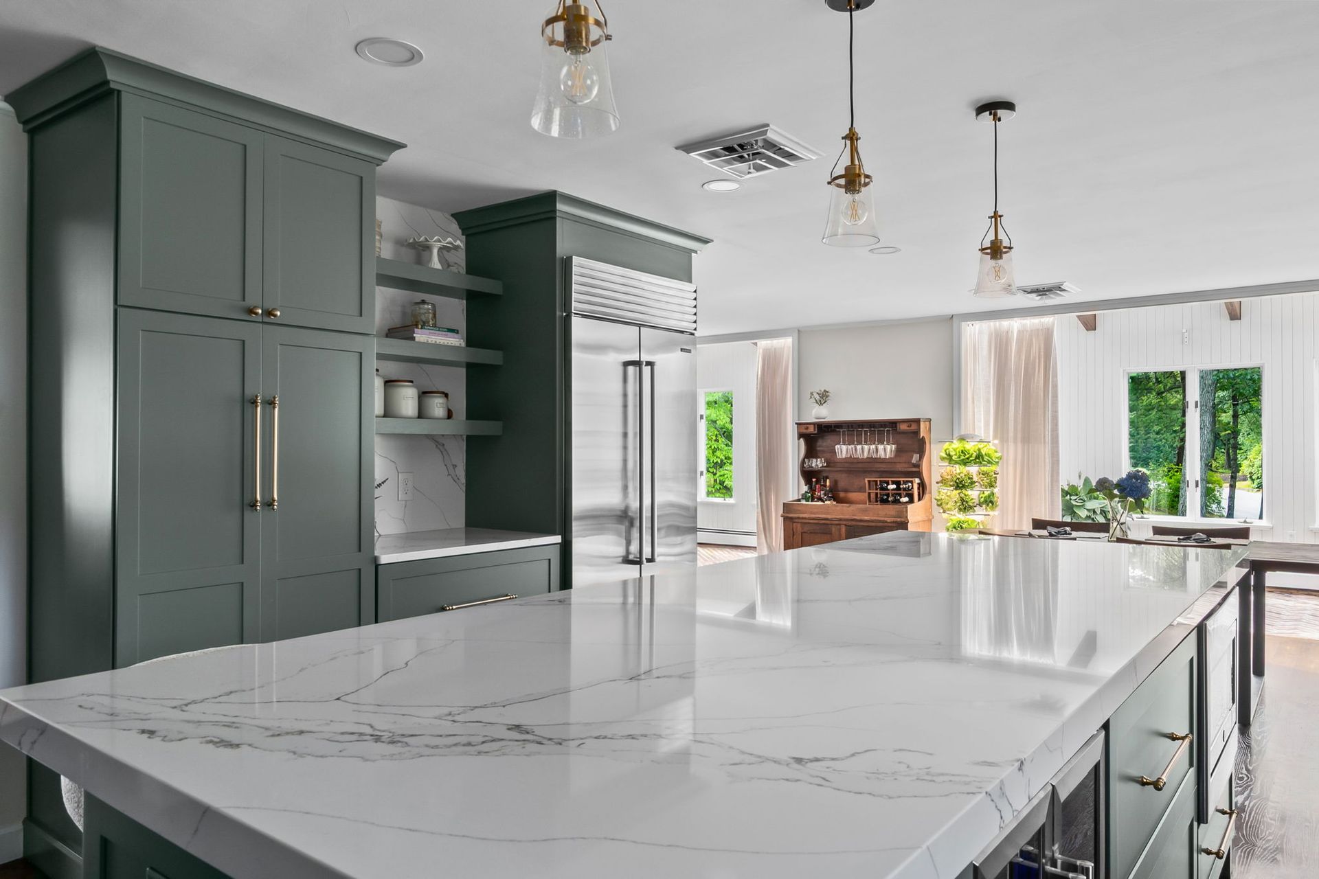 Stunning Andover, MA Kitchen Design by Bravo Kitchens