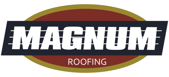 magnum roofing business logo