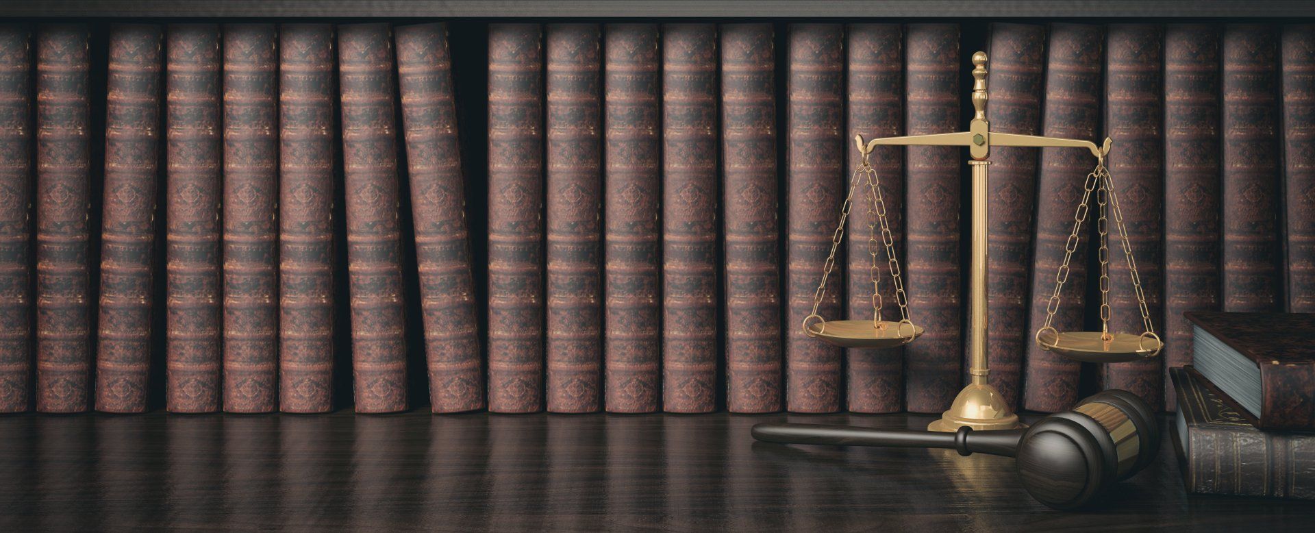 books with scales gavel