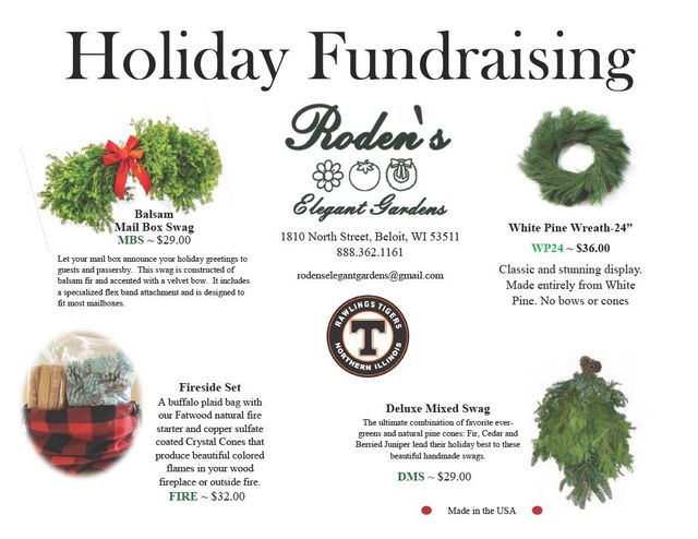 Rawlings Tigers Northern Illinois - 2022 Wreath Fundraiser
