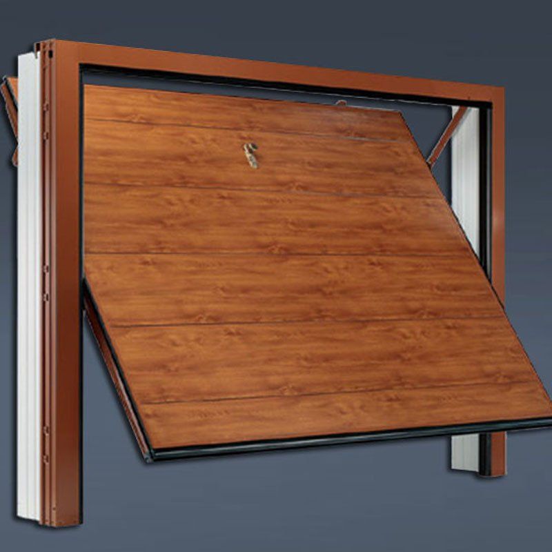 portone garage con apertura verso l'alto