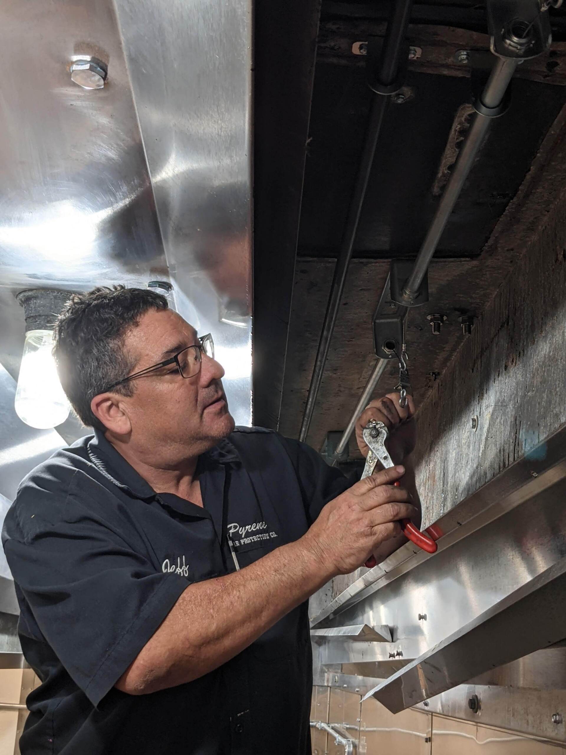 Hood in Commercial Kitchen — St. Louis, MO — Pyrene Fire Protection
