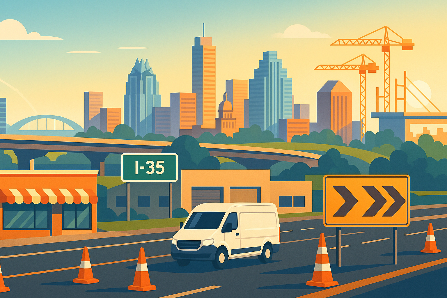 i-35 capital express central project