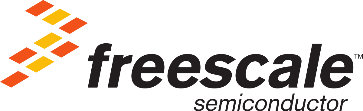 A freescale semiconductor logo on a white background