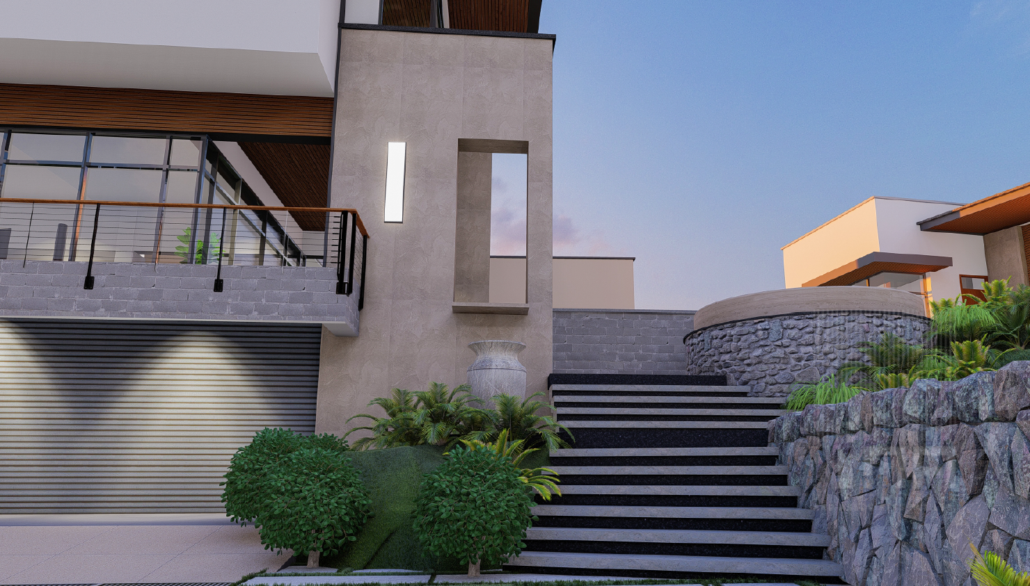 chandol residential house balcony