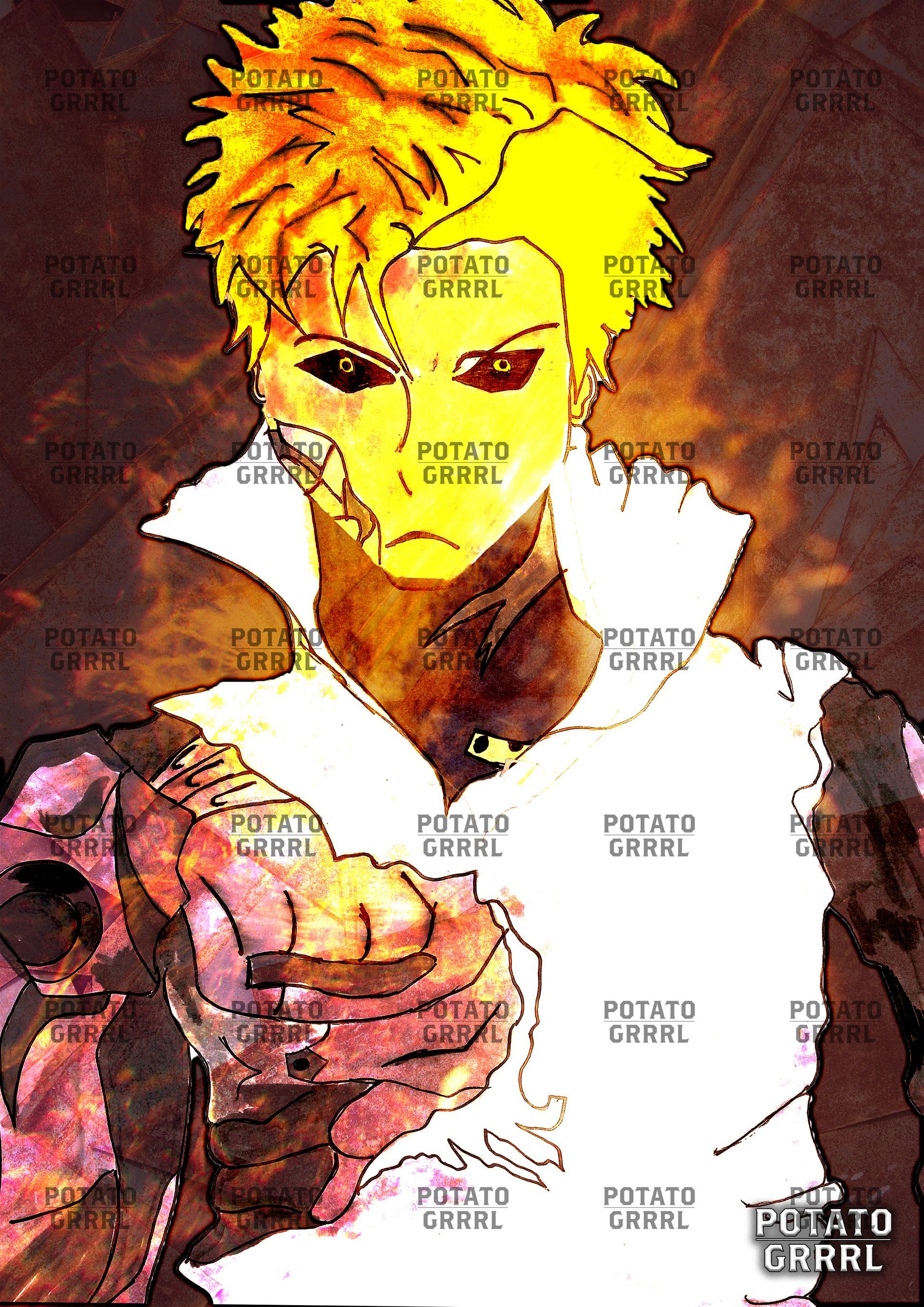 Genos is a superhero Cyborg that is in the highest class known as a class S hero. (colour)
