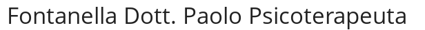 logo - Dottor Paolo Fontanella Psicoterapeuta