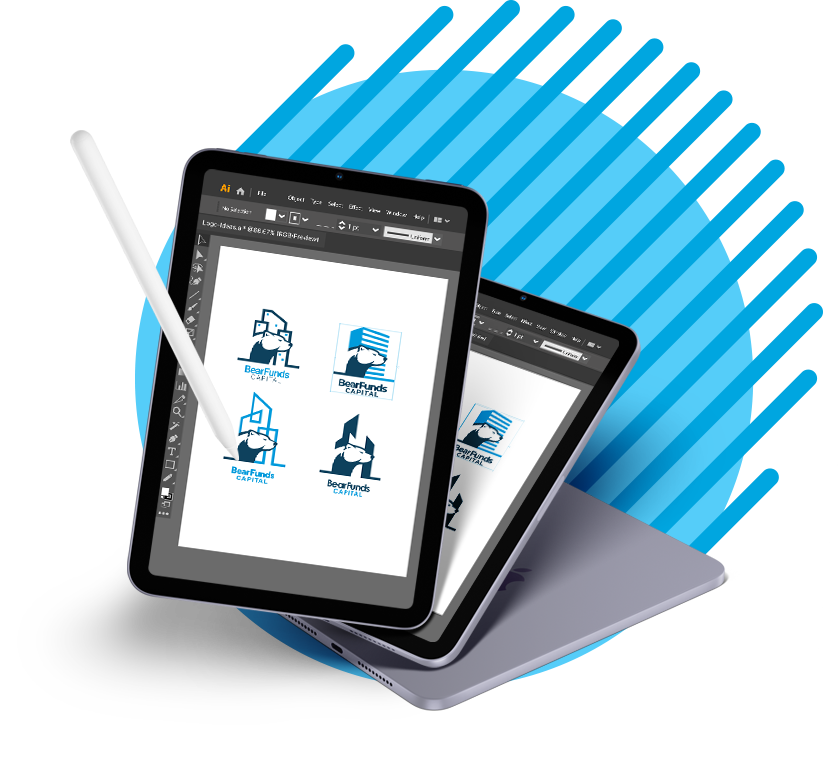 a tablet with a pen on it is sitting on top of a laptop .