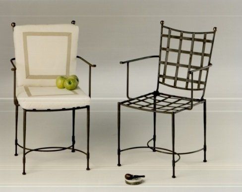 sedie in ferro per esterni