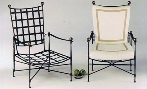 sedie in ferro battuto