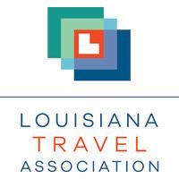 The logo for the louisiana travel association is a square with a l on it.