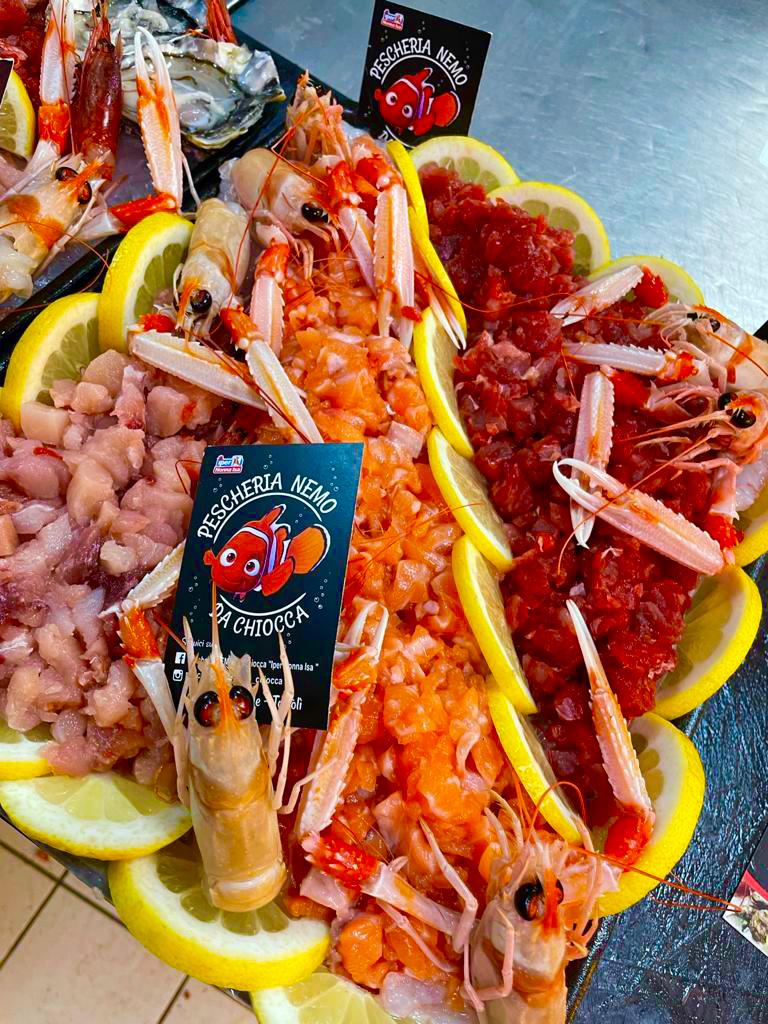 cruditè di pescato fresco