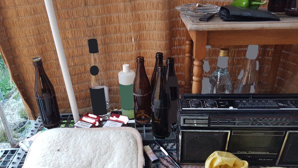 Alkohol - Flaschensammlung