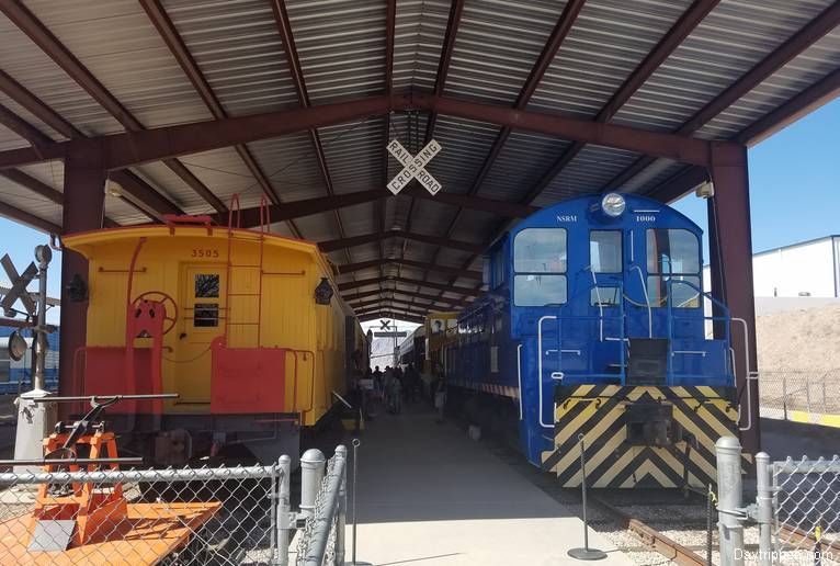 Hoover Dam tour includes Historic era railroad museum. 