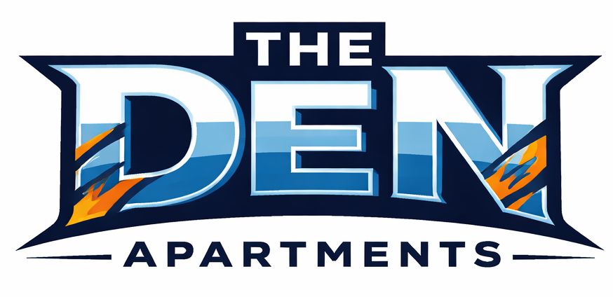 The Den Apartments Logo - Click to go to Home Page