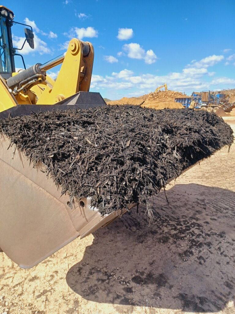 Digger Working In Quarry — Gainesville, GA — Crystal Creek Inert Landfill LLC