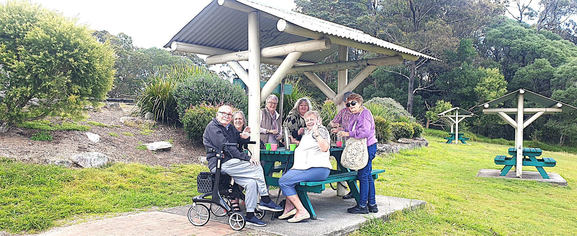 elderly social outing