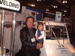 Center Console Expert — Pop Pop And Brooke At ACY Show in Ocean View, NJ