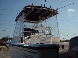 Boat Canvas Expert — 7-Panel Enclosure On Whaler in Ocean View, NJ