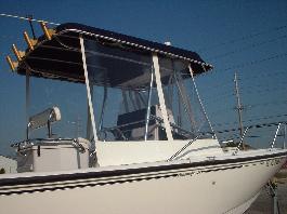 Bimini Tops Service — Center Console Full Enclosure in Ocean View, NJ