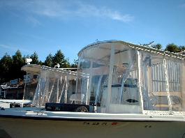 Mooring Covers Service — Full Enclosure On Center Console in Ocean View, NJ