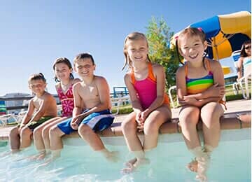 Kids at the pool - Swimming Pool Cover & Enclosure Dealers in Mechanicsburg, PA