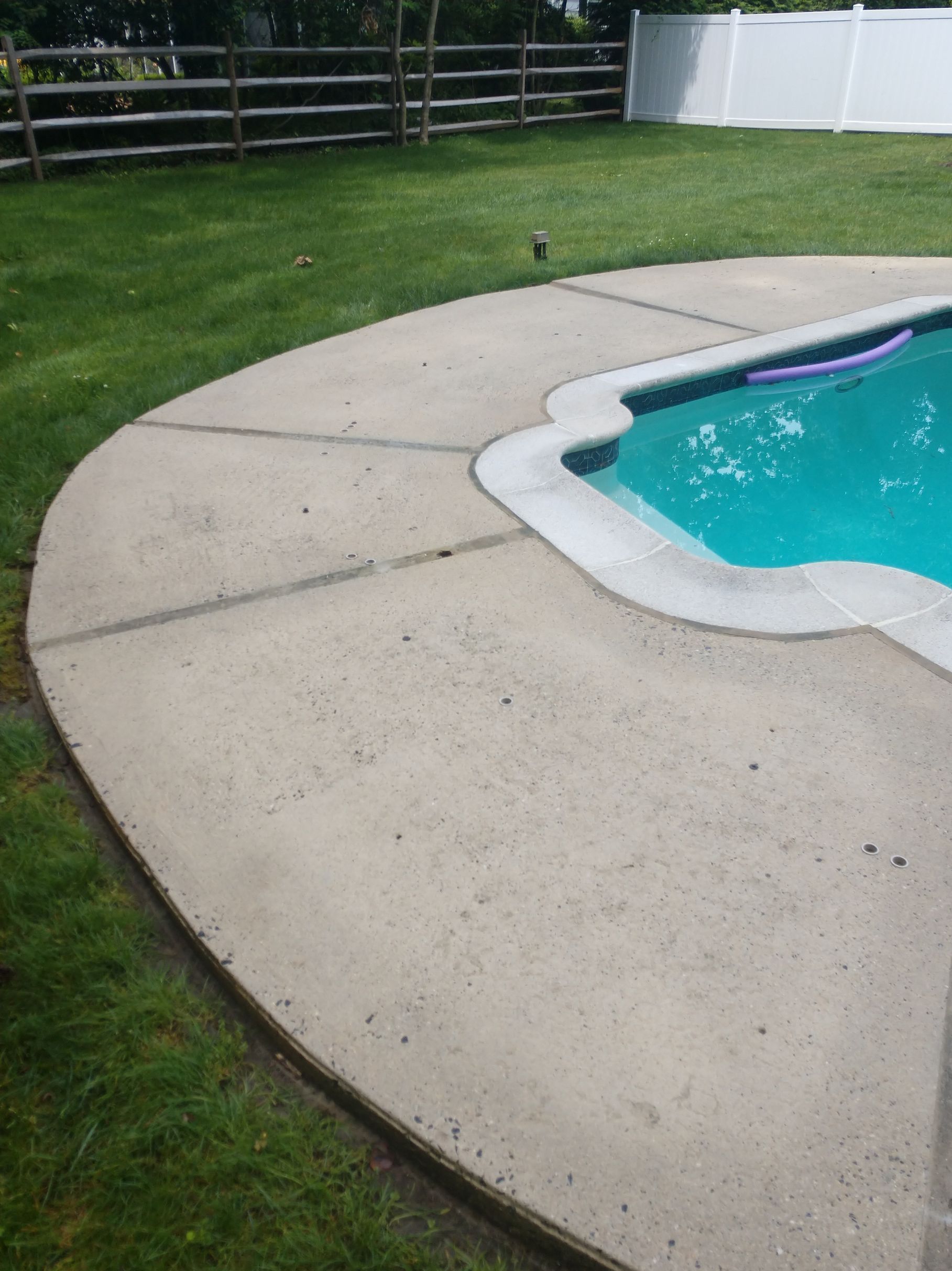 Pool Area Concrete Cleaning in Monmouth County NJ-After