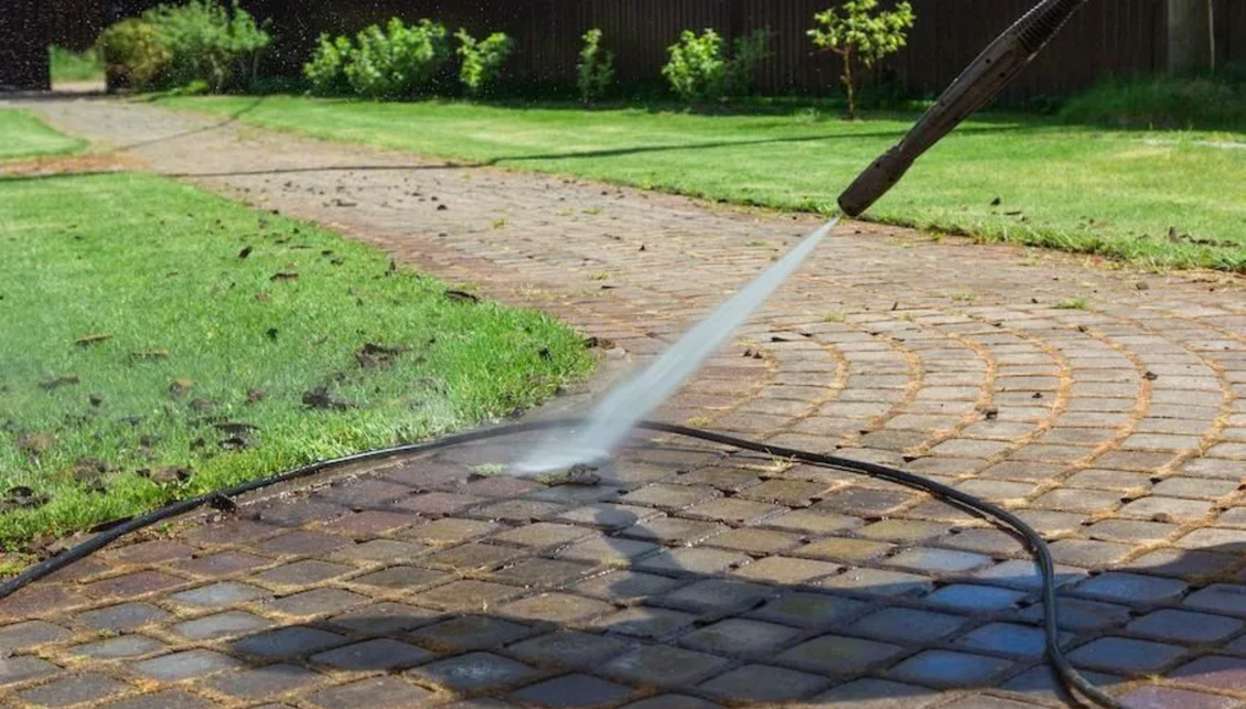 power washing pavers in Monmouth County NJ