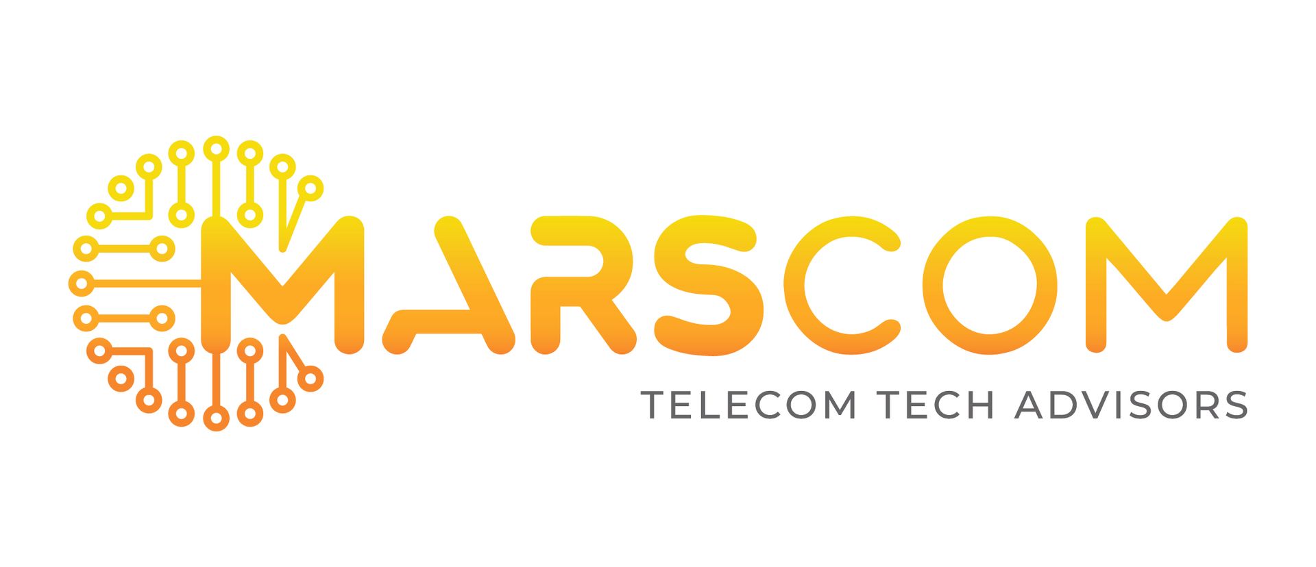 The logo for marscom telecom tech advisors