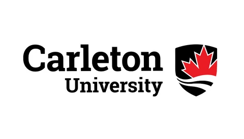 Carleton University logo: text "Carleton University" next to a black shield with a red maple leaf.