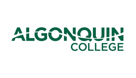 Algonquin College logo in green, with the text "ALGONQUIN" above "COLLEGE."