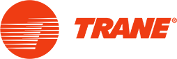 A trane logo is shown on a white background