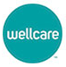 Wellcare logo: Teal circle with the word "wellcare" in white.