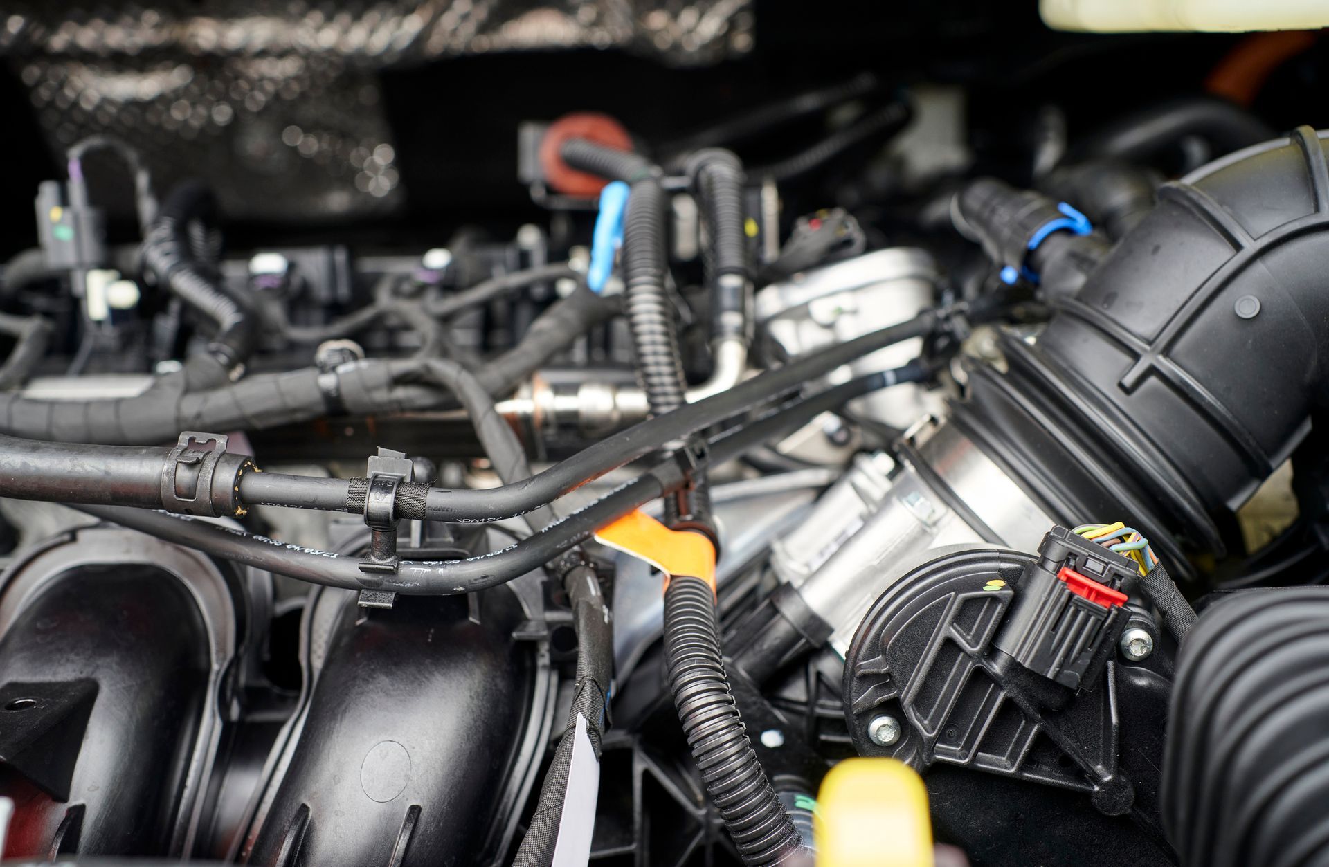 A Close up of the Engine of a Car with the Hood Open | Colorado Springs, CO | Locklynn Automotive