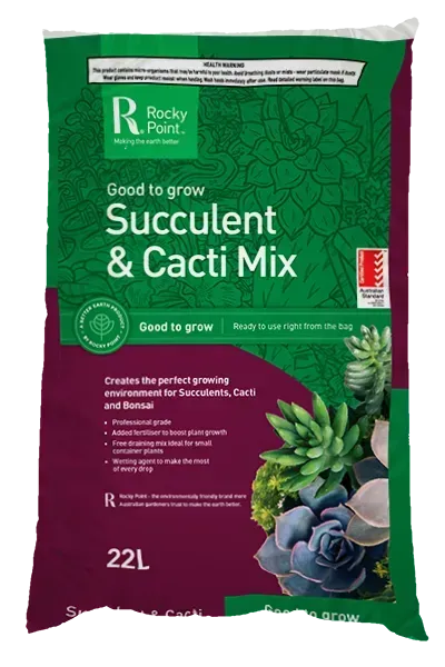 Bag of Rocky Point Succulent & Cacti Mix soil - Palms Landscape Supplies in Forster, NSW