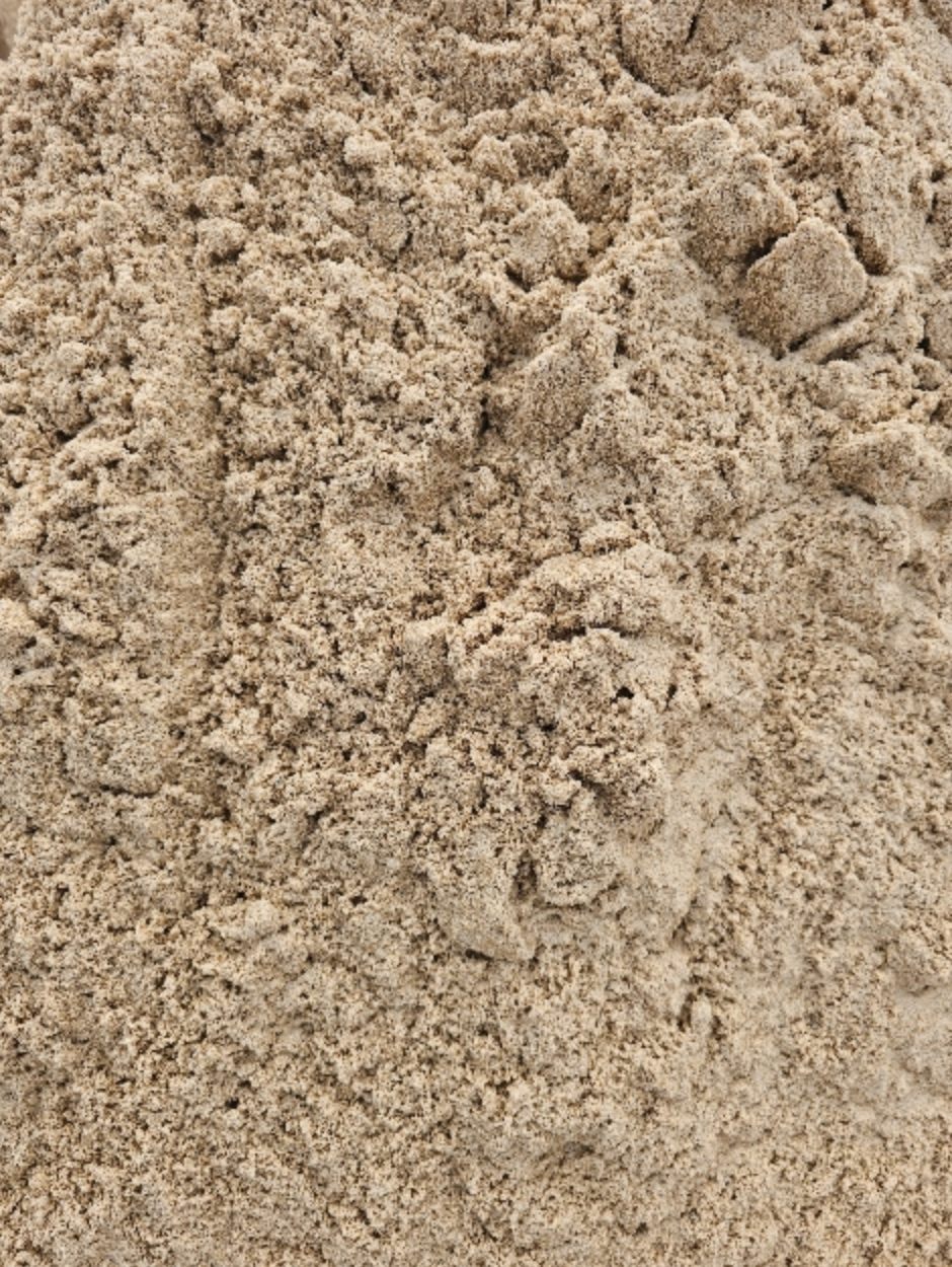Close-up of light brown sand pile - Palms Landscape Supplies in Forster, NSW