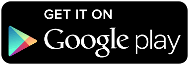 A get it on google play button on a white background.