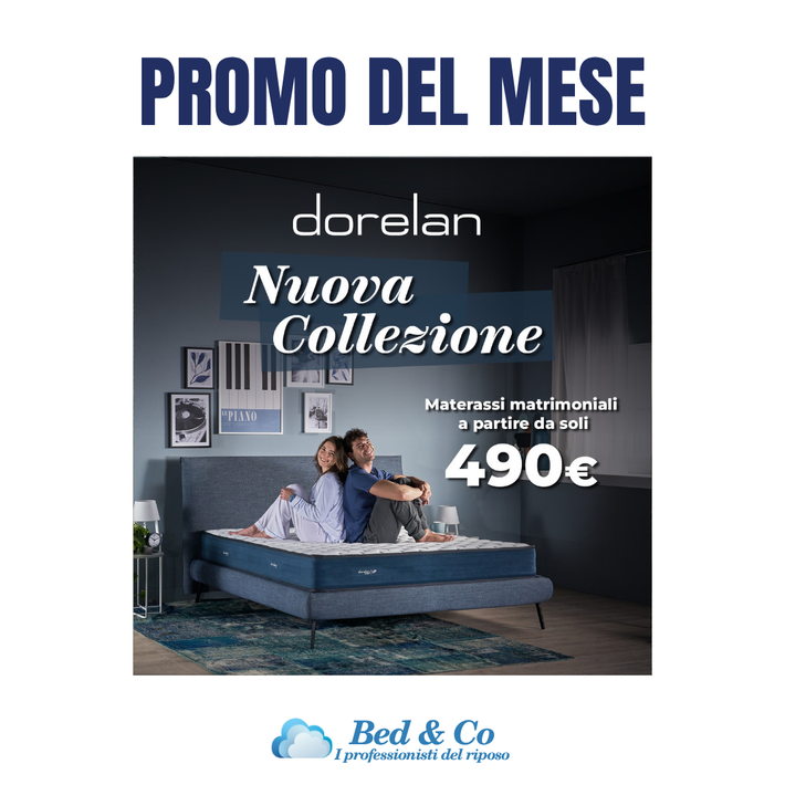Dorelan nuova collezione Mysleep Personae. Napoli Fuorigrotta
