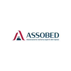 Il logo assobed è su uno sfondo bianco