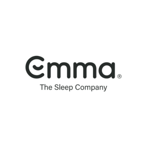 Logo emma the sleep company su sfondo bianco