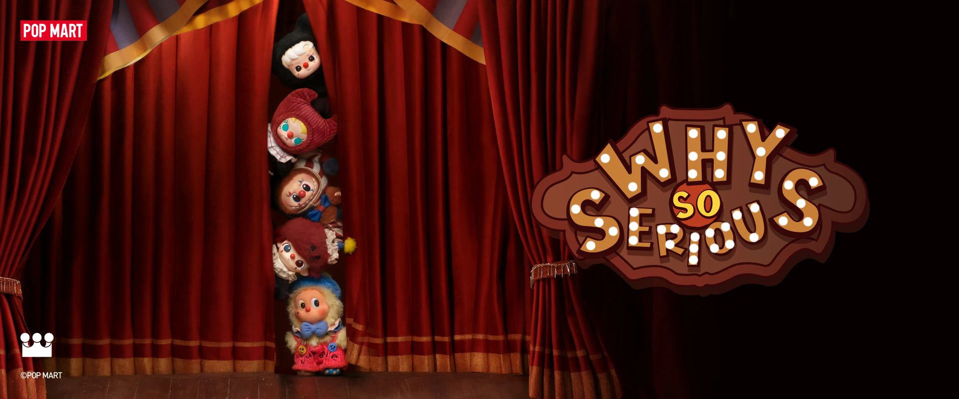 Pop Mart WHY SO SERIOUS Series  Plush Pendant Blind Box