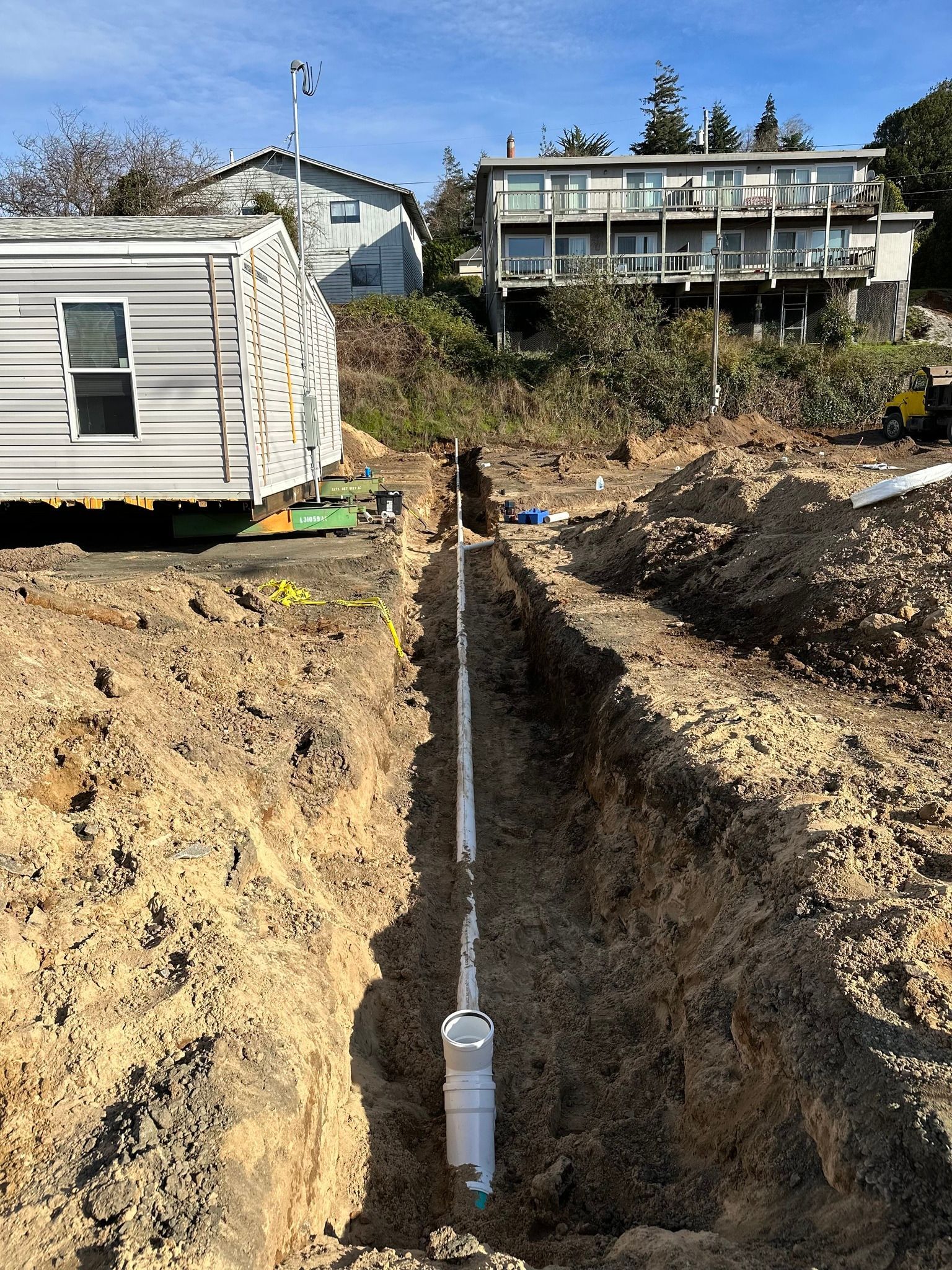 water line install