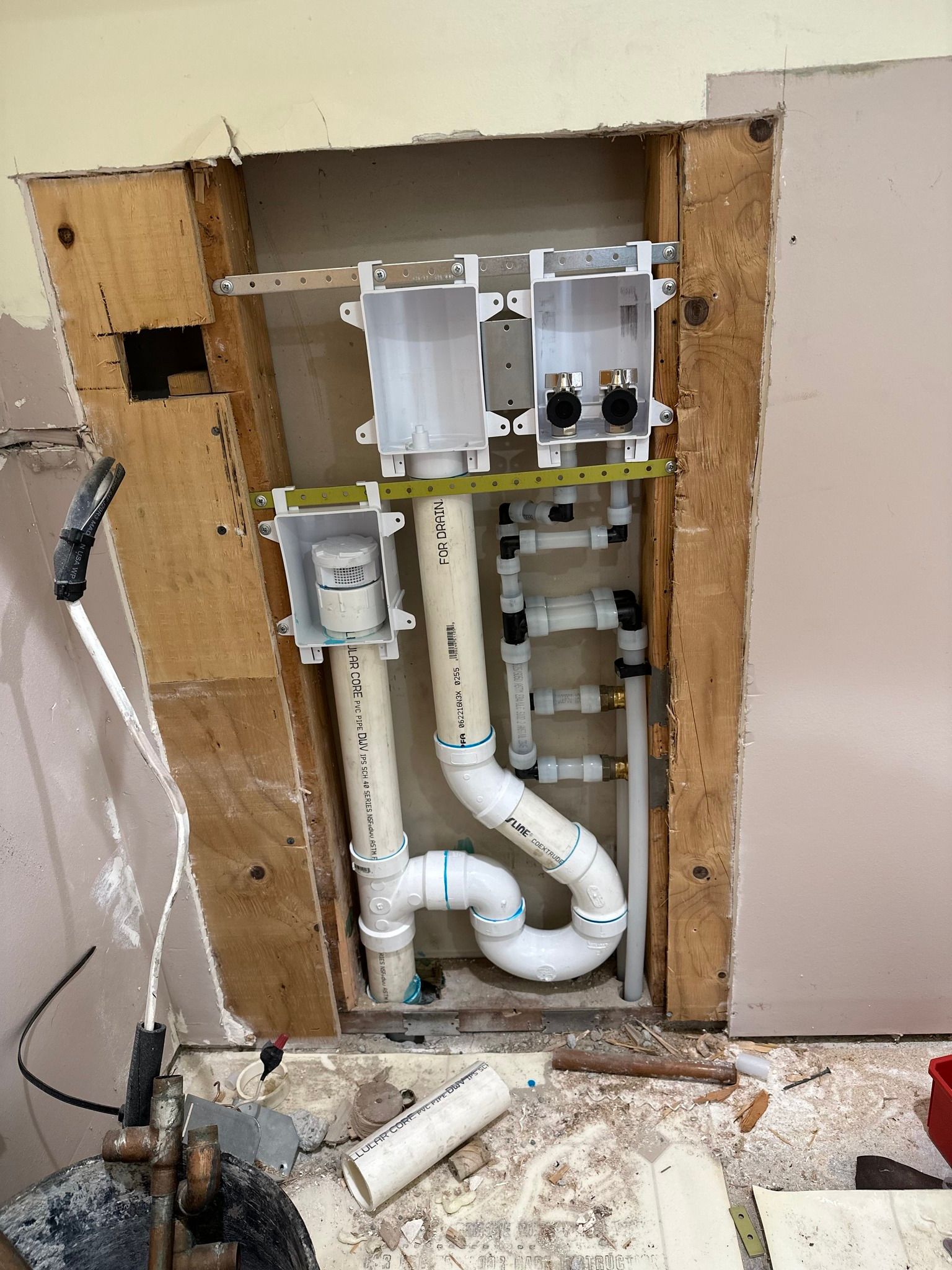 water line install