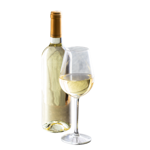 ein Glas Weißwein