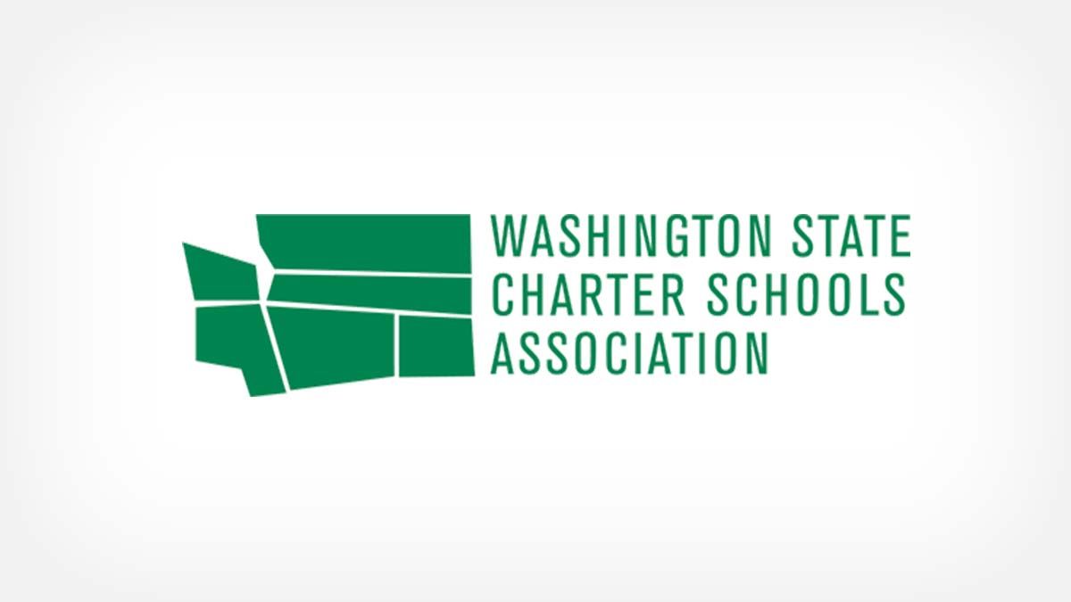 The logo for the washington state charter schools association