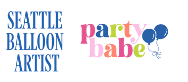 Seattle Balloon Artist and The Party Babe logo